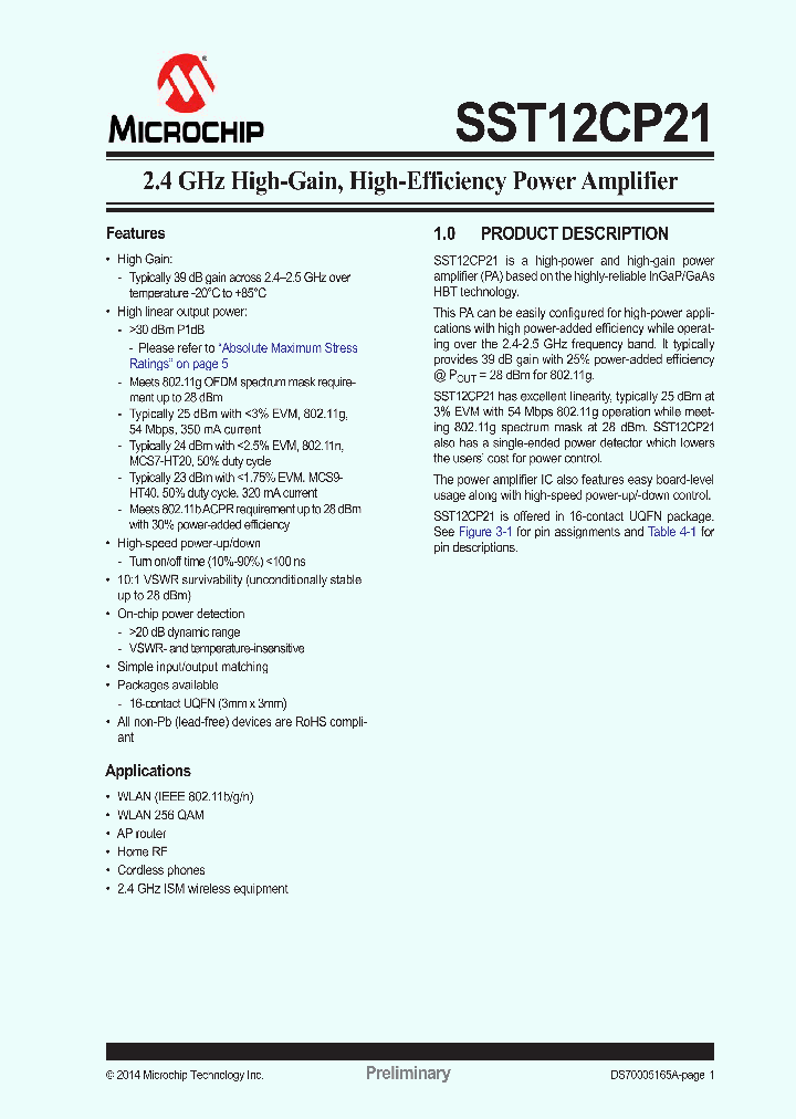 SST12CP21_7674585.PDF Datasheet
