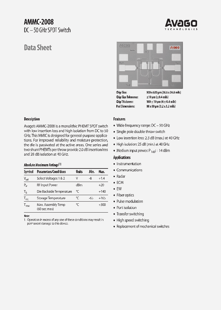 AMMC-2008-W50_7675038.PDF Datasheet