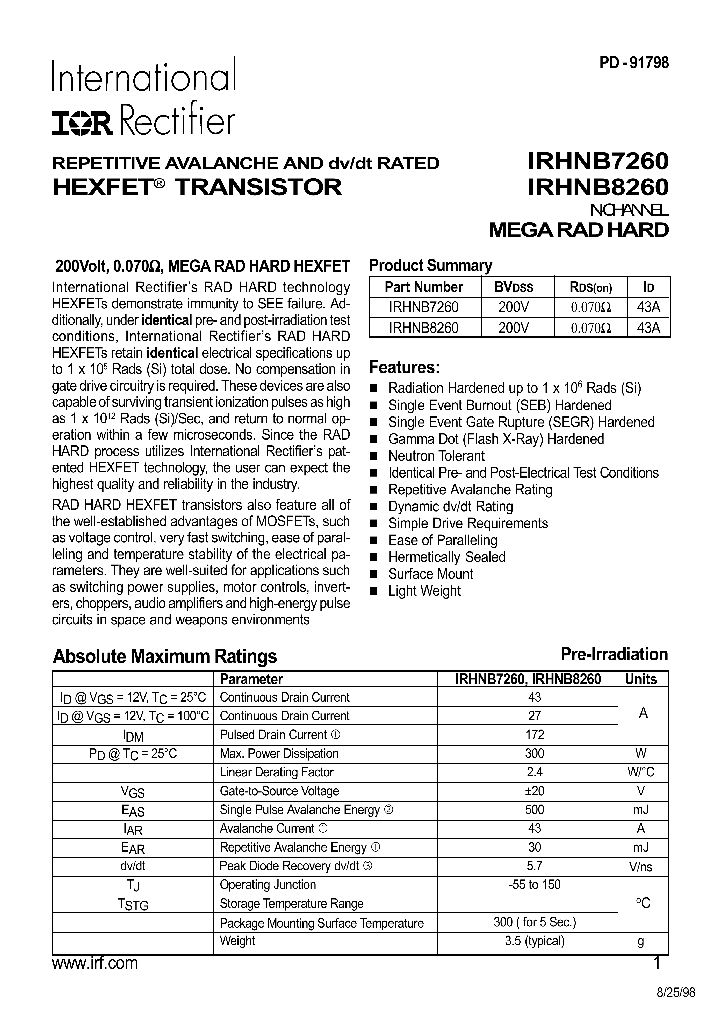 IRHNB8260_7675147.PDF Datasheet