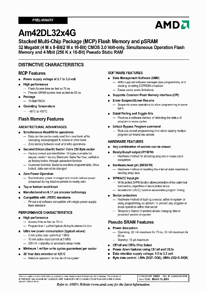 AM42DL3234GT75IT_7675744.PDF Datasheet