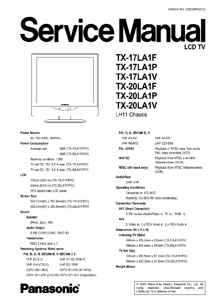 TX-17LA1F_7675772.PDF Datasheet