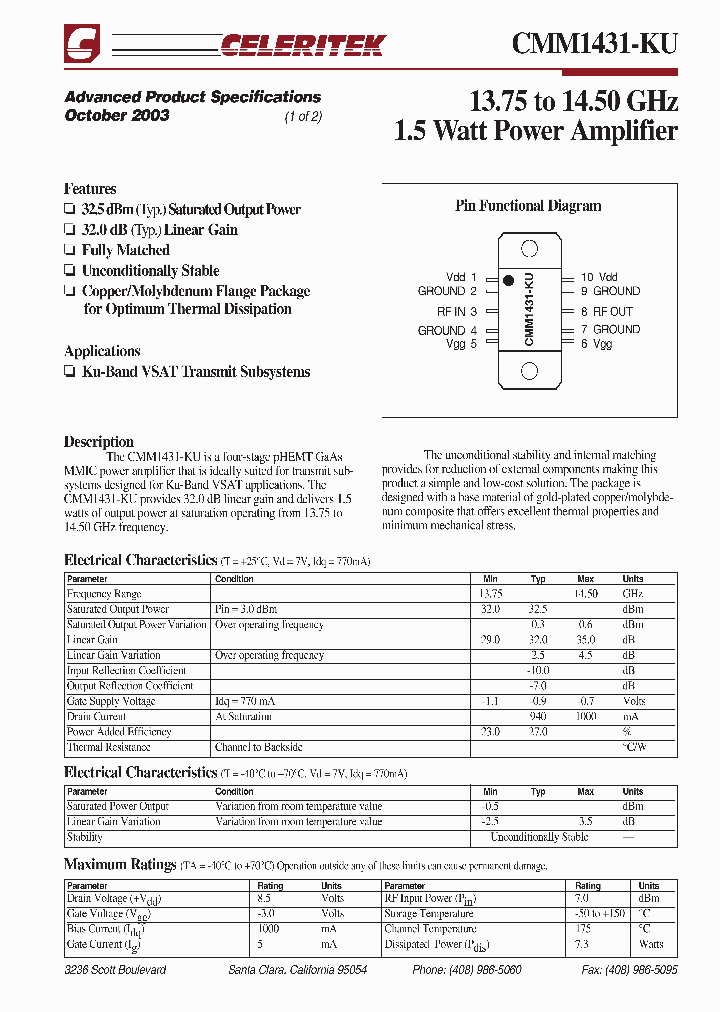 CMM1431-KU_7675953.PDF Datasheet