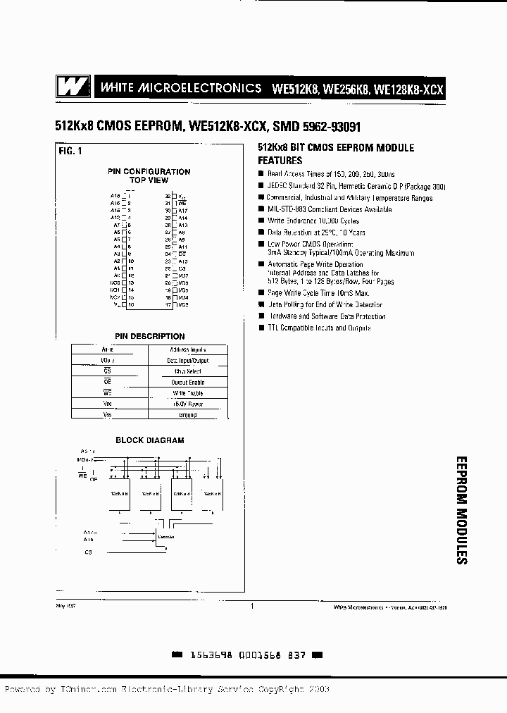 WE-512K8-150CM_7676273.PDF Datasheet