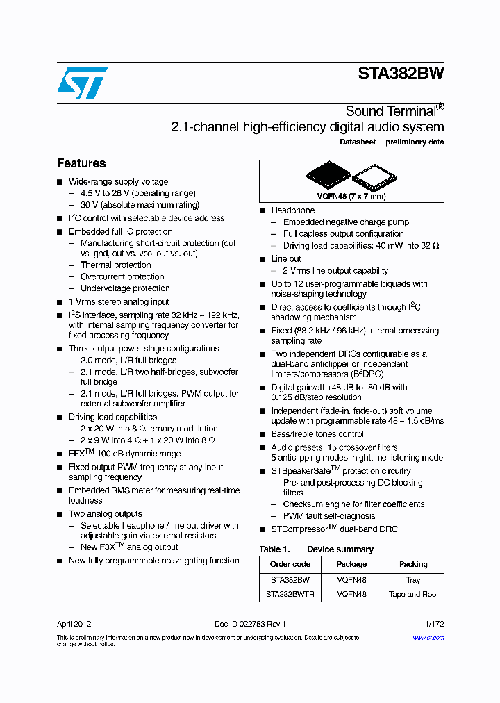 STA382BW_7677031.PDF Datasheet