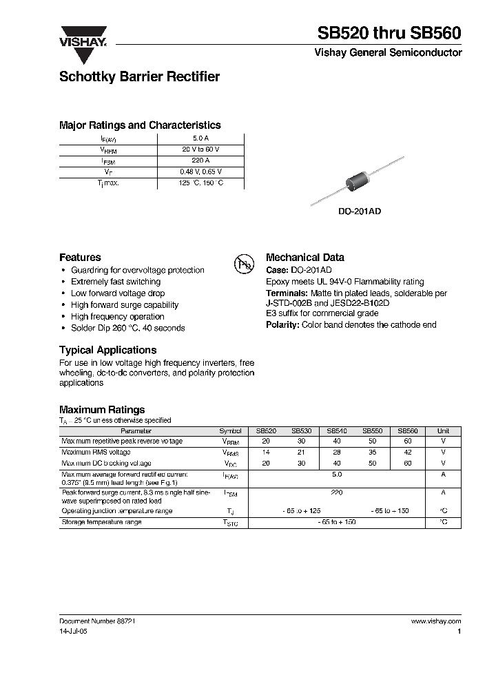 SB530_7677005.PDF Datasheet