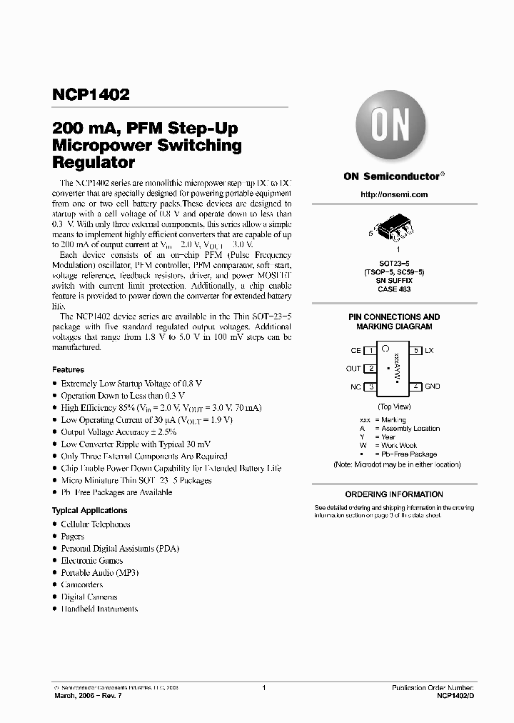 NCP1402SN30T1G_7677049.PDF Datasheet