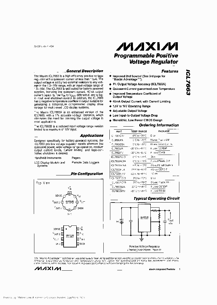 ICL7663ACPA-2_7677773.PDF Datasheet