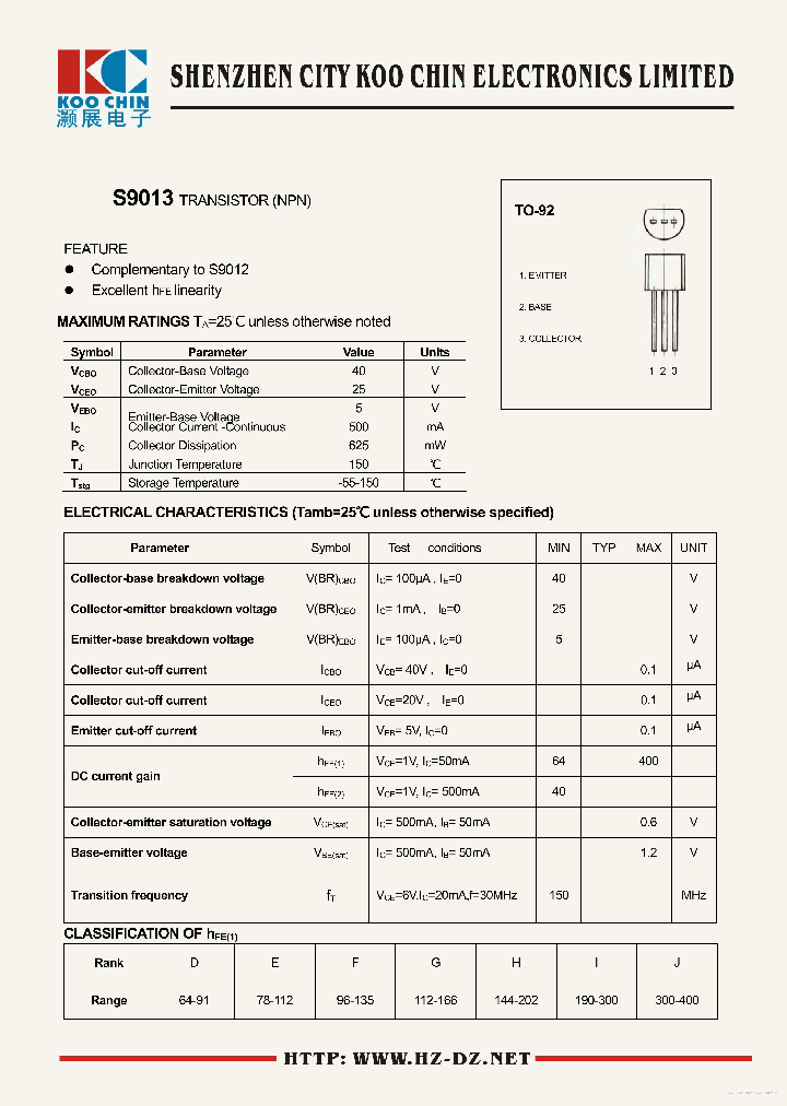S9013_7678591.PDF Datasheet