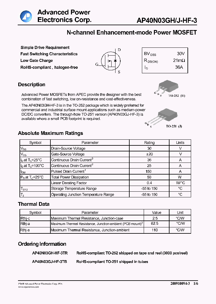 AP40N03GJ-HF-3_7678662.PDF Datasheet