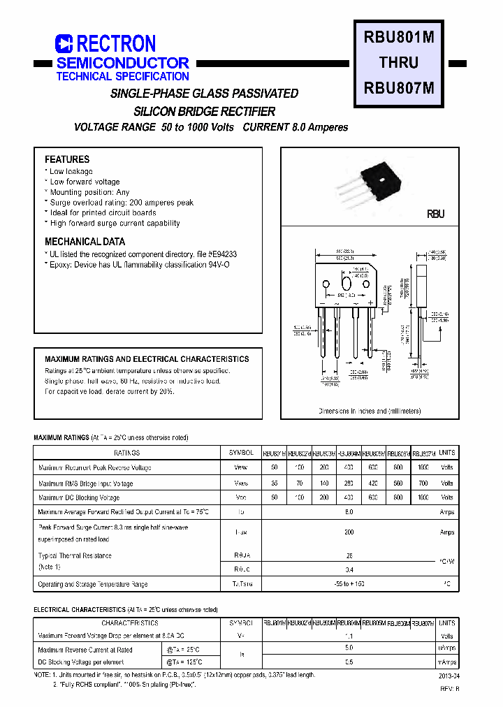 RBU801M13_7678935.PDF Datasheet