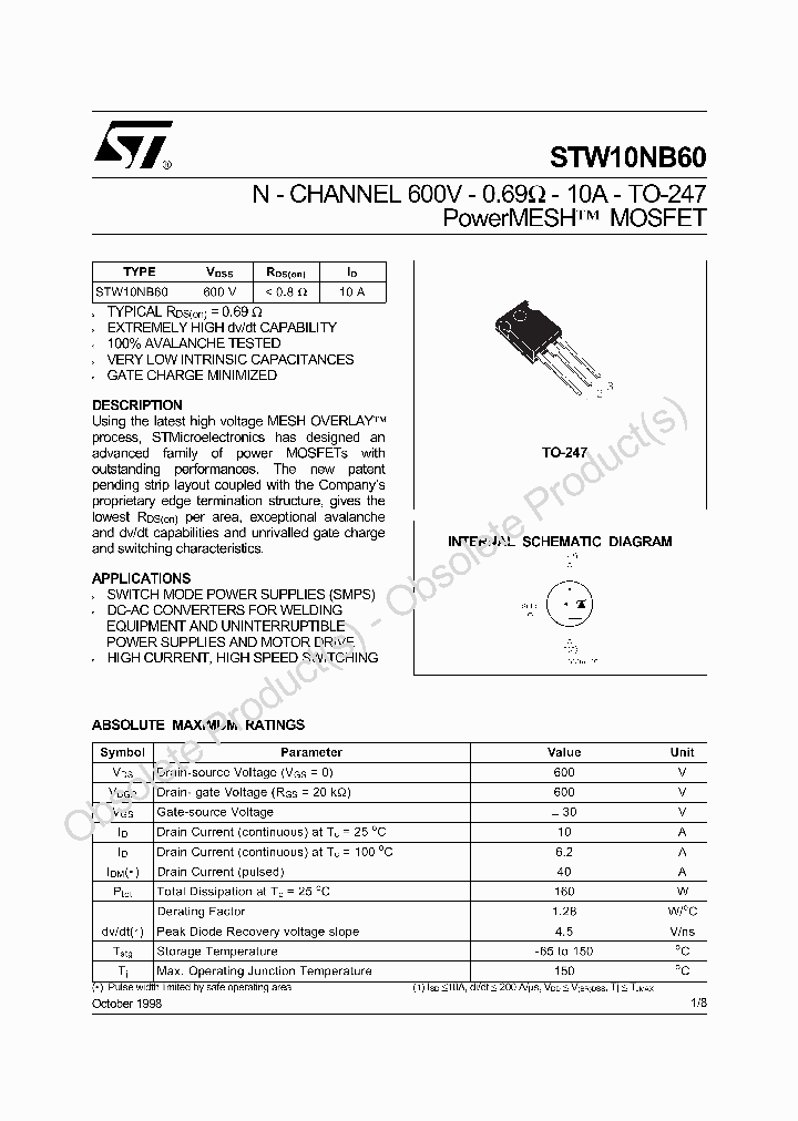 STW10NB60_7679891.PDF Datasheet