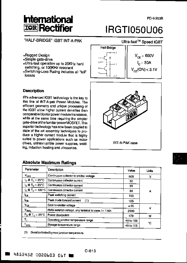 IRGTI050U06_7680379.PDF Datasheet