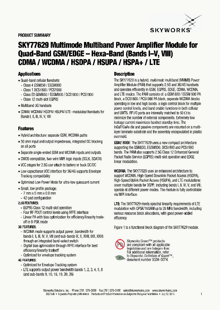 SKY77629_7680558.PDF Datasheet
