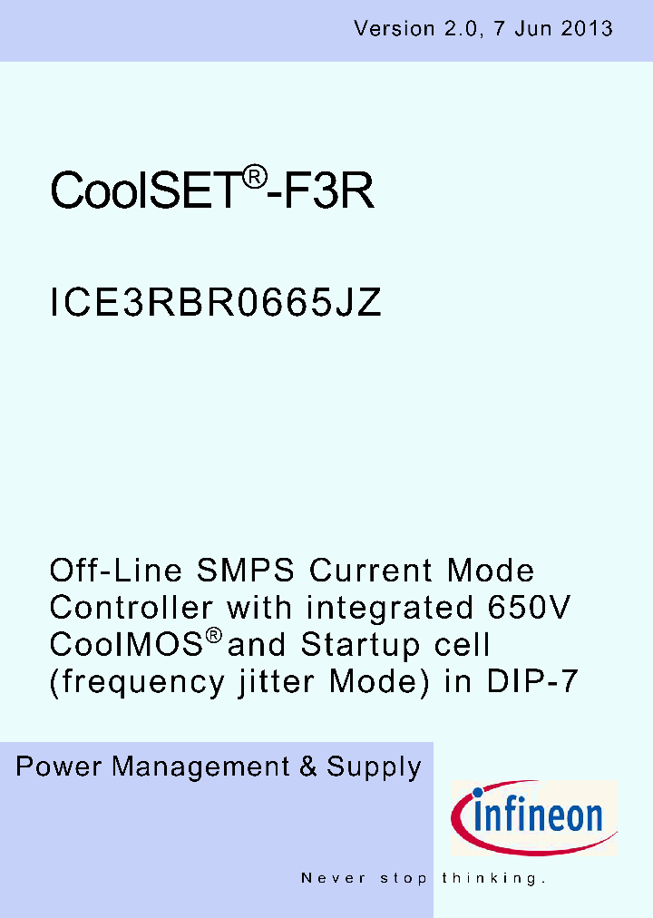 ICE3RBR0665JZ_7680675.PDF Datasheet