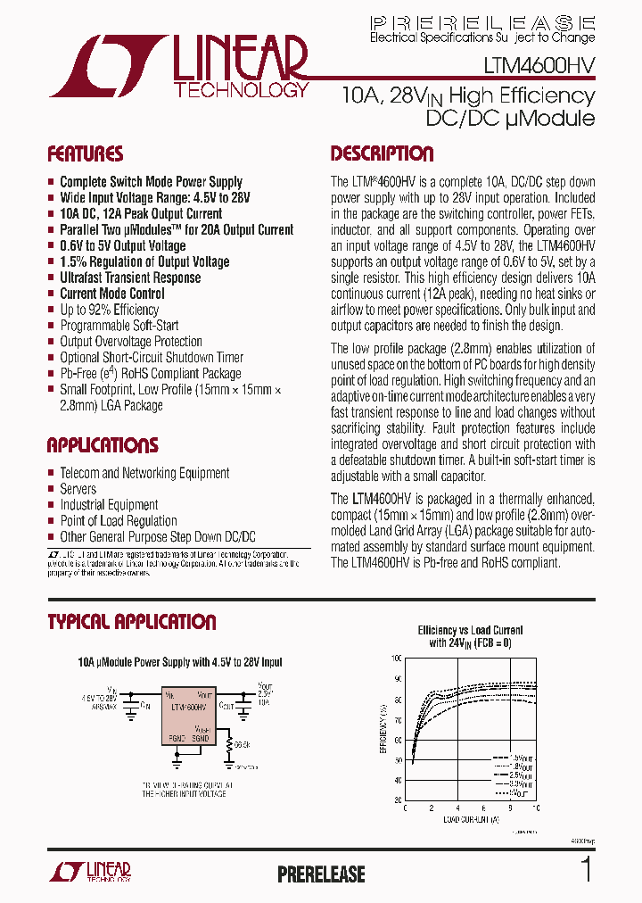LTM4600HVEV_7681057.PDF Datasheet