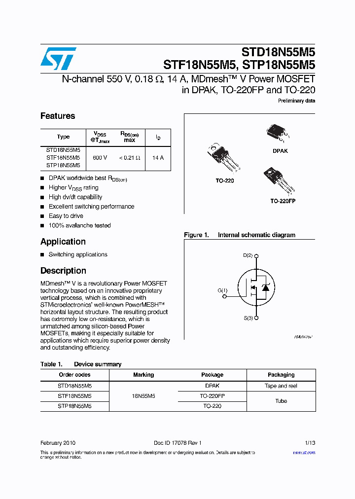 STD18N55M5_7681494.PDF Datasheet