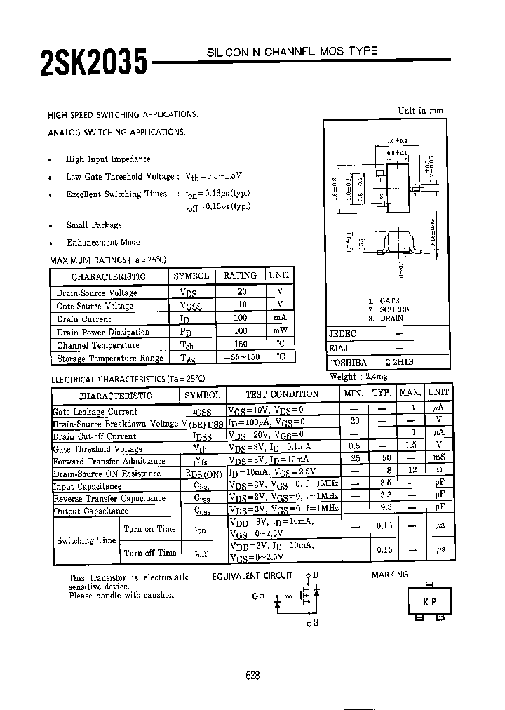 2SK2035TE85R_7681317.PDF Datasheet