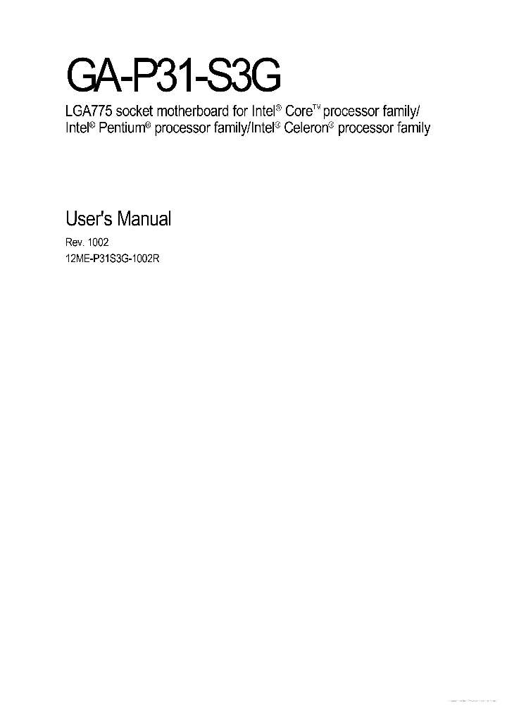 GA-P31-S3G_7682102.PDF Datasheet