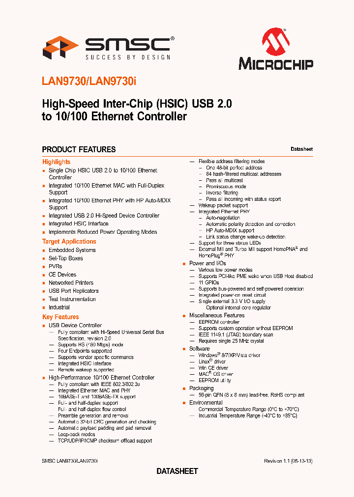 LAN9730-ABZJ_7682417.PDF Datasheet