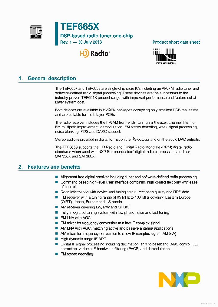 TEF6657_7682984.PDF Datasheet