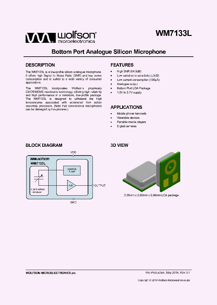 WM7133L_7683369.PDF Datasheet