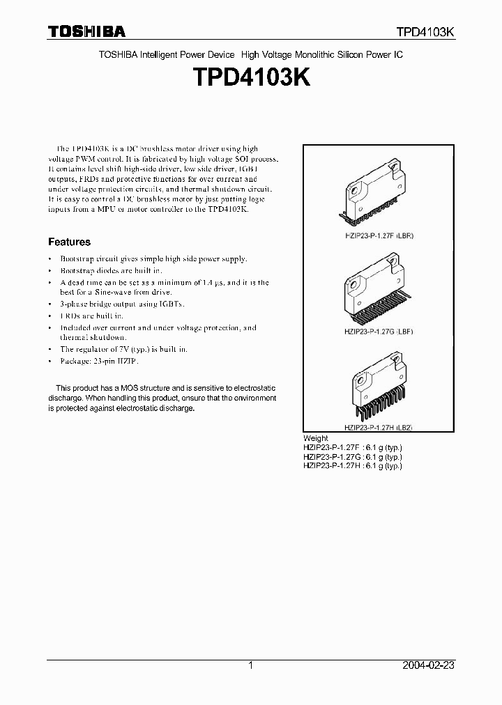 TPD4103K_7683550.PDF Datasheet