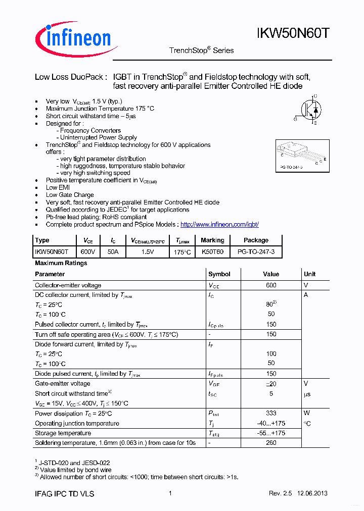 50N60T_7683558.PDF Datasheet