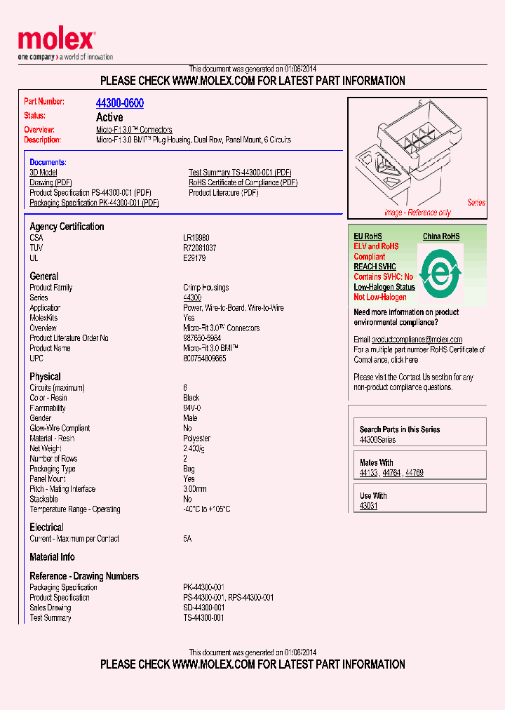 44300-0600_7684295.PDF Datasheet