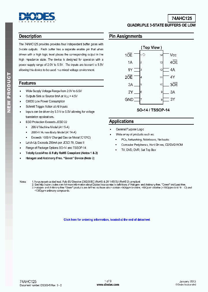 74AHC125T14_7684676.PDF Datasheet