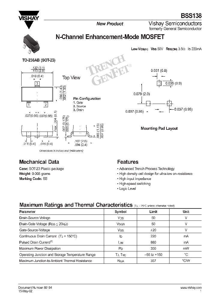 BSS138_7684583.PDF Datasheet