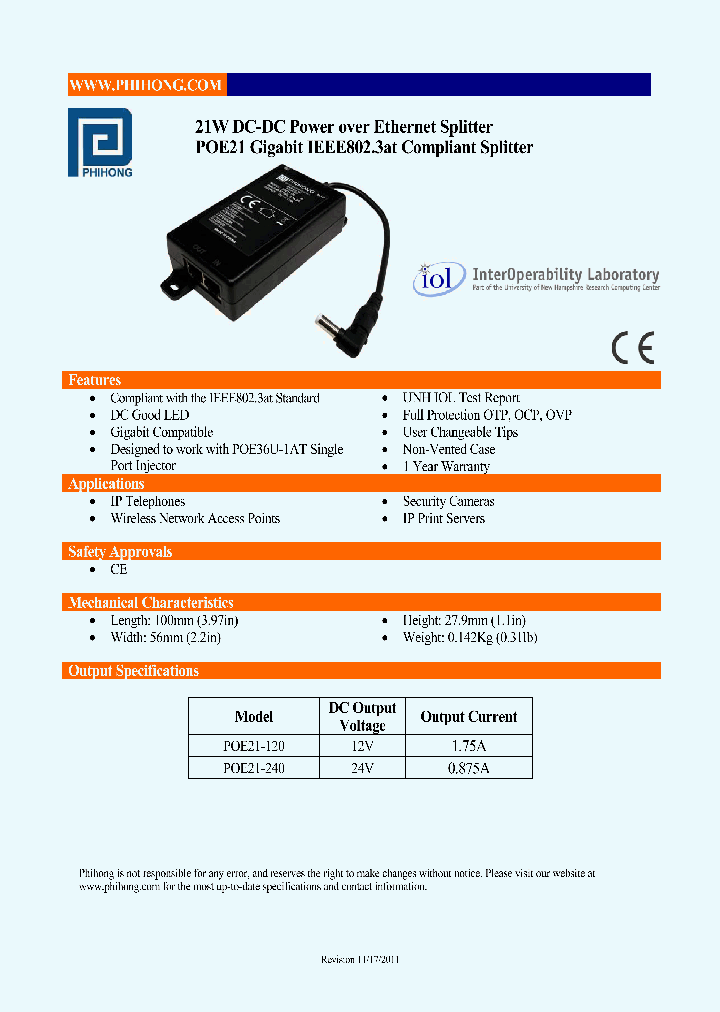 POE21-12014_7685009.PDF Datasheet