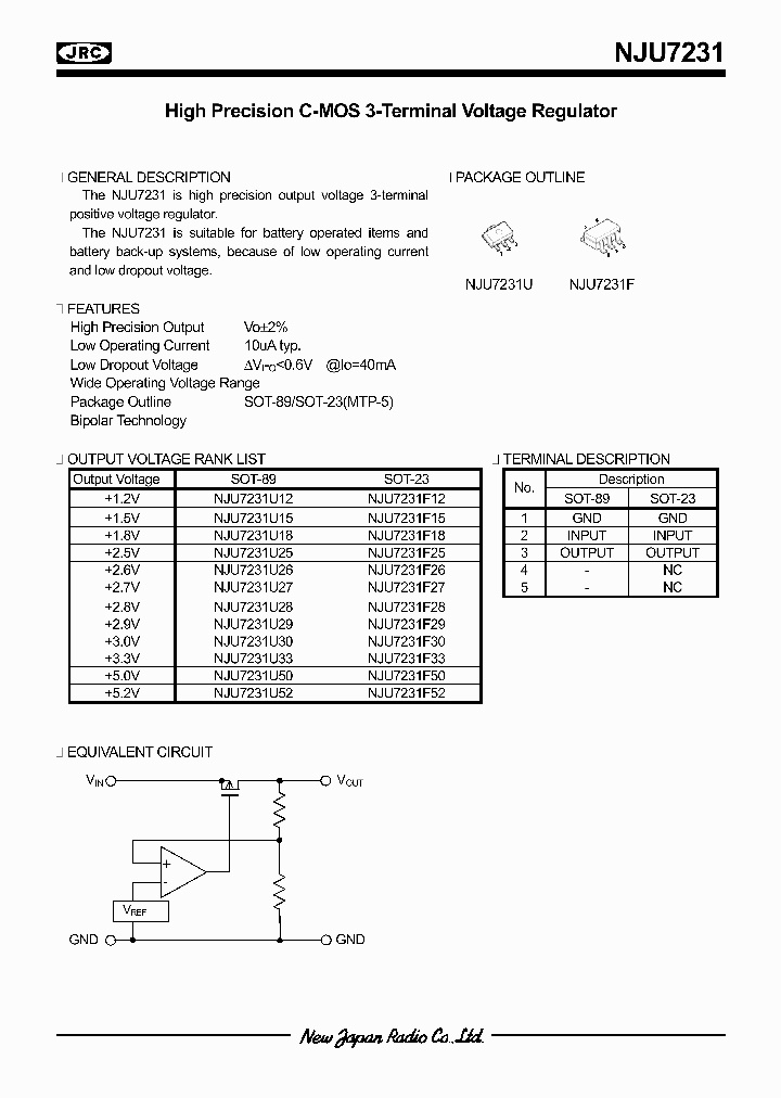 NJU7231F26_7685654.PDF Datasheet