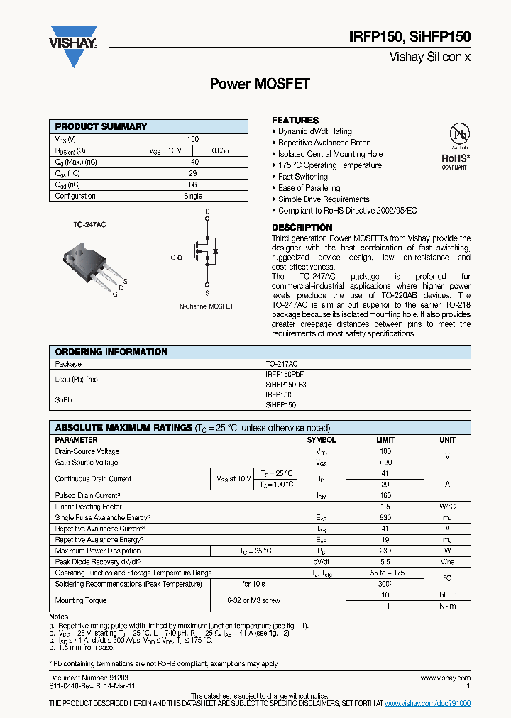 IRFP15N60LPBF_7685582.PDF Datasheet