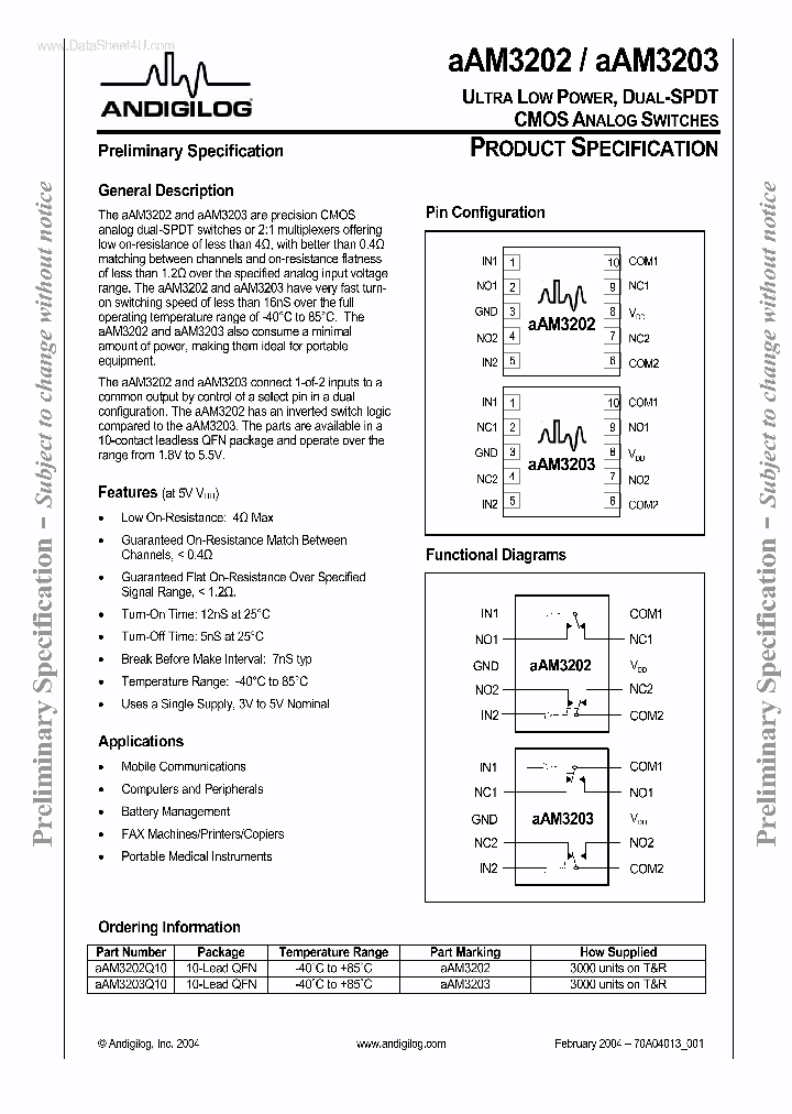 AAM3203_7685698.PDF Datasheet