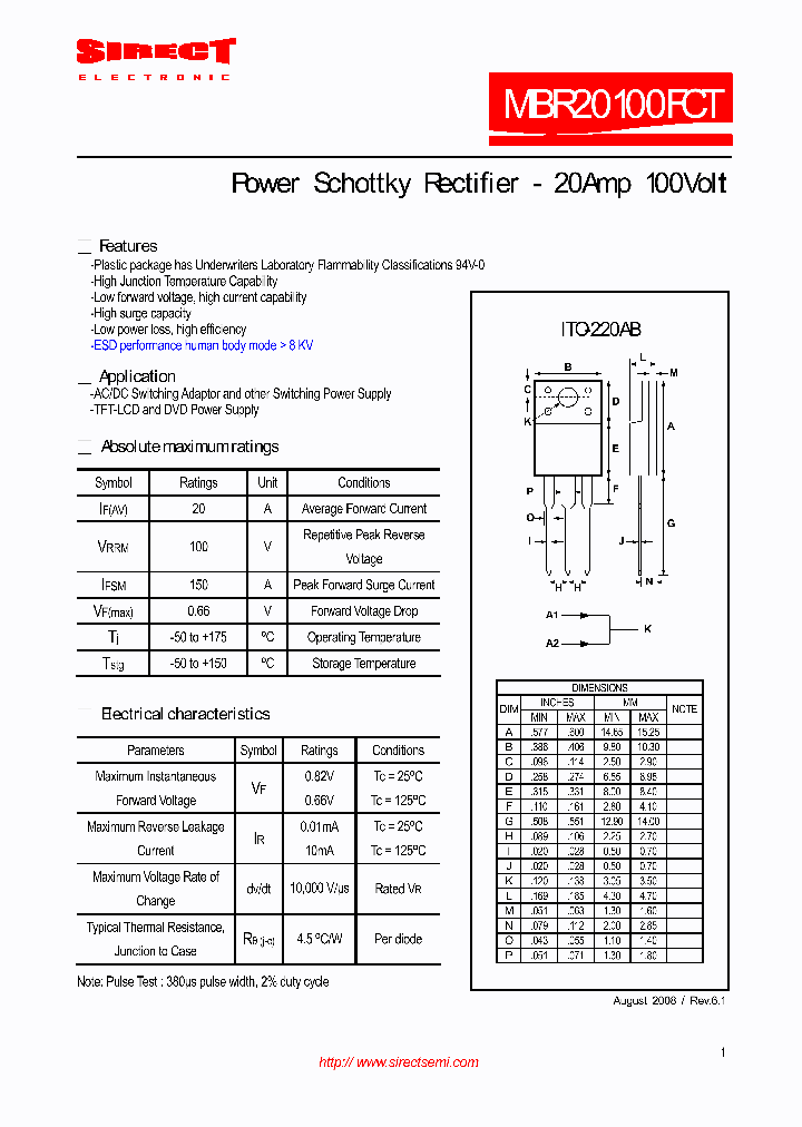 MBR20100FCT_7686188.PDF Datasheet