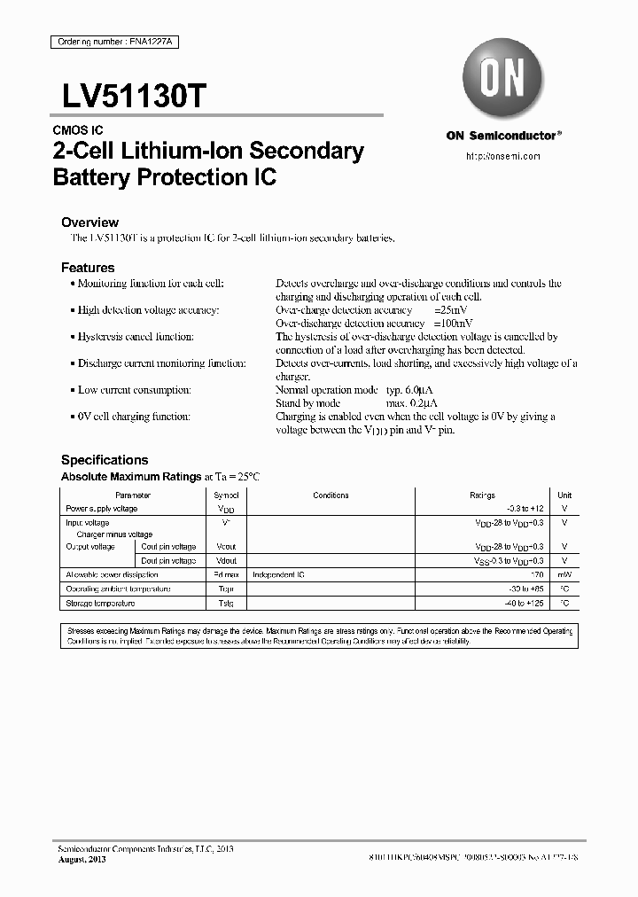 LV51130T-TLM_7687300.PDF Datasheet