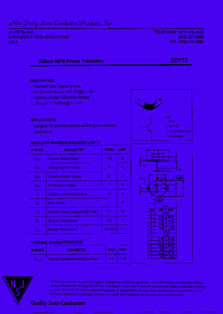 BDY73_7687954.PDF Datasheet