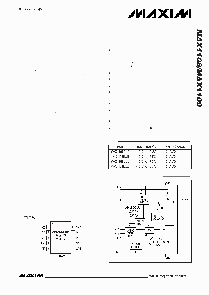 MAX1109_7687978.PDF Datasheet