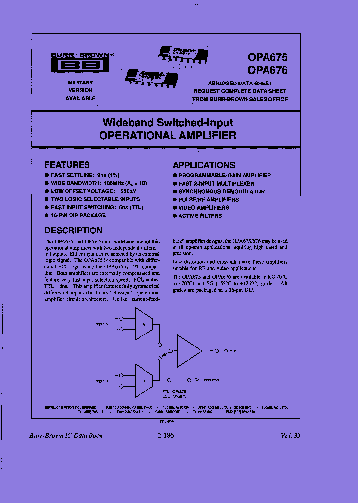 OPA675JGQ_7688171.PDF Datasheet