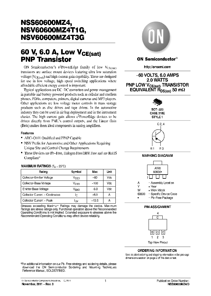 NSV60600MZ4T1G_7688637.PDF Datasheet