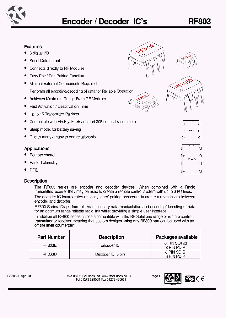 RF803_7688599.PDF Datasheet