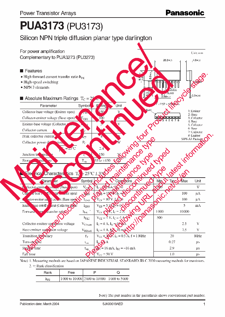 PUA3173_7688689.PDF Datasheet