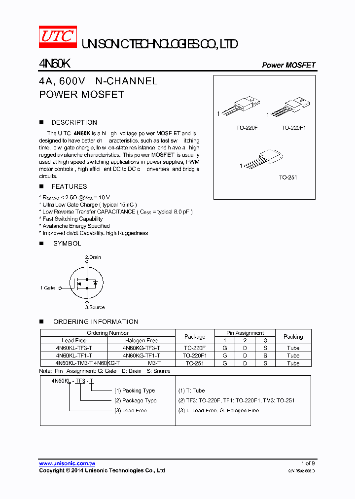 4N60K_7690173.PDF Datasheet