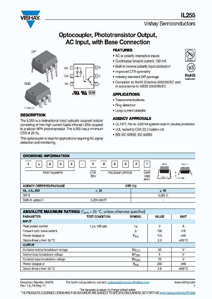 IL255-2X001_7691560.PDF Datasheet