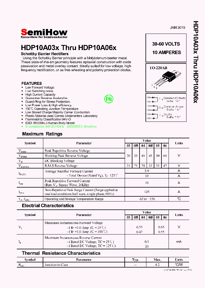 HDP10A03X_7692726.PDF Datasheet