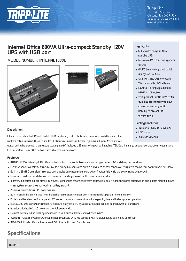 INTERNET600U_7693355.PDF Datasheet