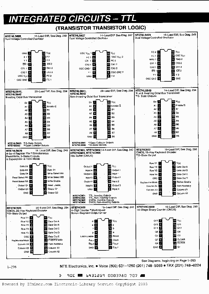 NTE74LS643_7692570.PDF Datasheet