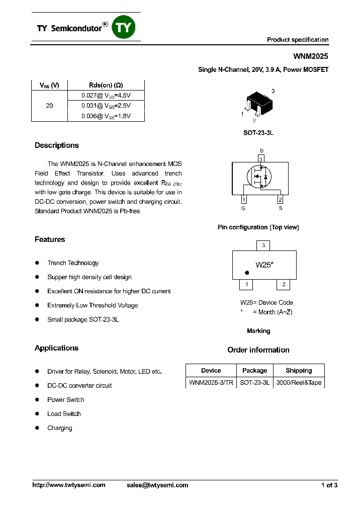 WNM2025_7695168.PDF Datasheet