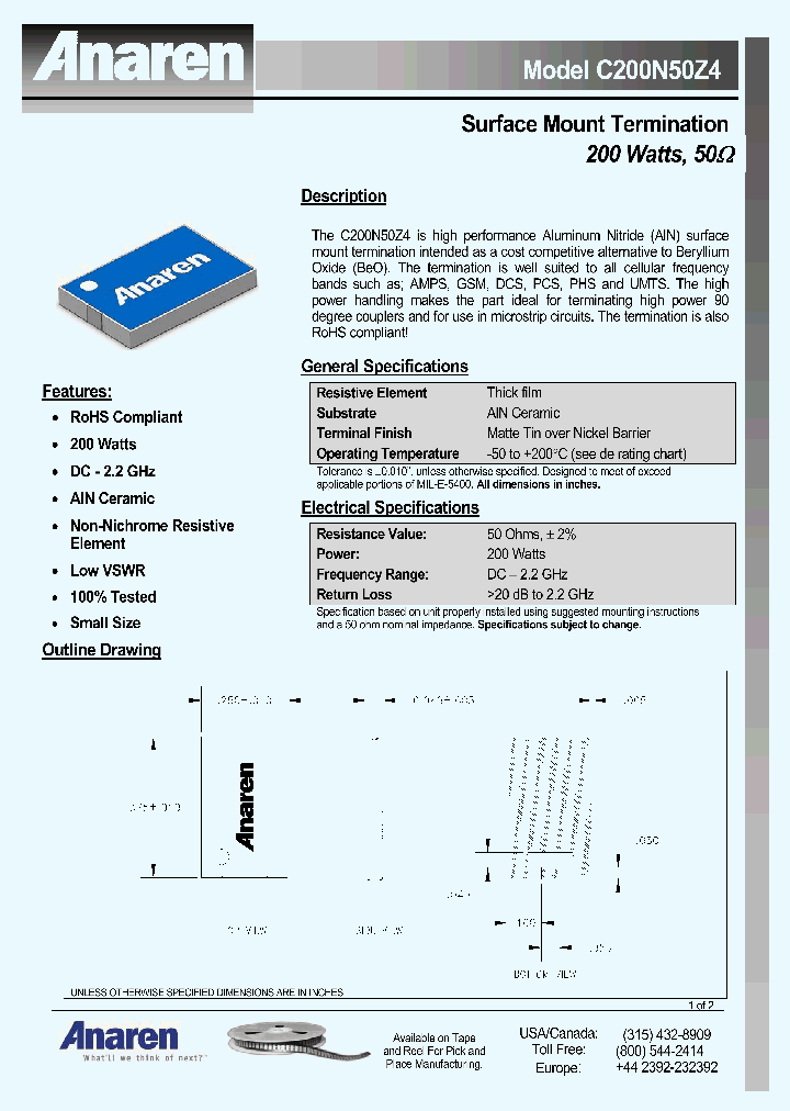 C200N50Z4_7695272.PDF Datasheet