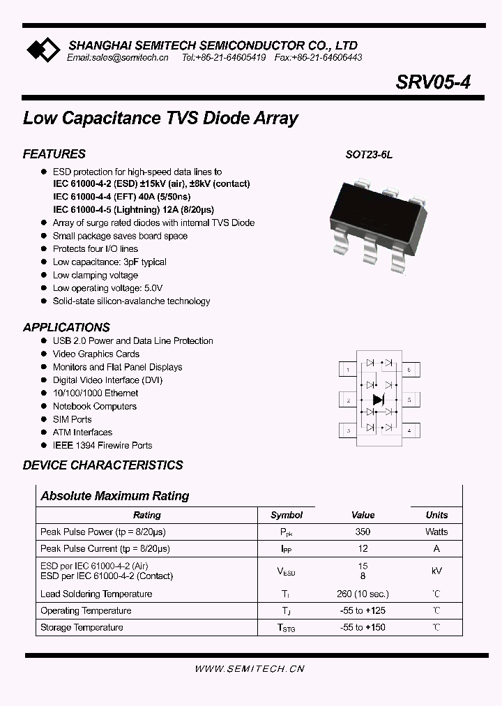 SRV05-4_7695959.PDF Datasheet
